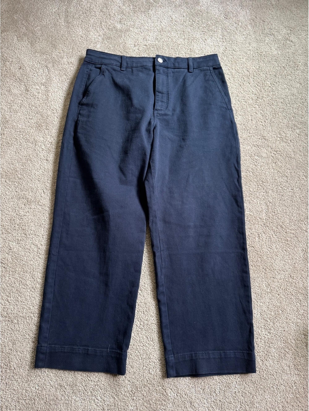 NWOT Everlane The Utility Straight-Leg Pant / Trousers Organic Cotton Twill